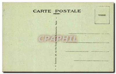 Parigi — Insieme della Piazza della Repubblica — A. L. — Verso