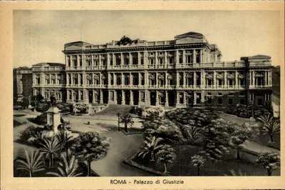 Rzym — Palazzo di Giustizia — wydawca i numer seryjny nieczytelne