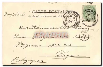 Paryż - Kaplica NMP-Konsolacji, ulica Jean-Goujon — E. R. Paris, n°32 — Rewers