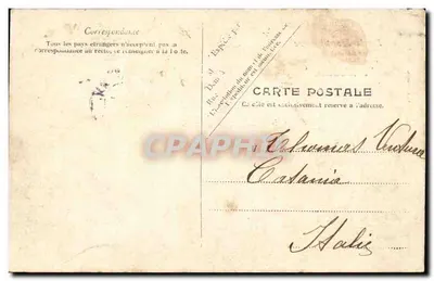 Paris-Montmartre — Rue Saint-Vincent, O Cabaré do Coelho, o mais antigo de Montmartre — editor não visível, n° de série 4028 — Verso