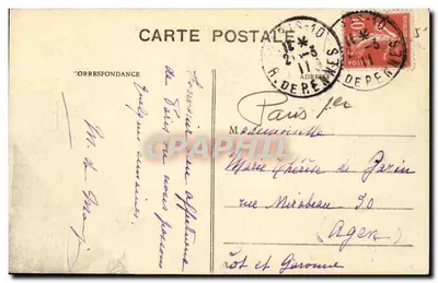 Paris - O Boulevard de la Madeleine — vista desde as colunas do square — editor não identificado, n° 62 — Verso
