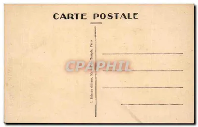 Het Palais du Trocadéro — Parijs — uitgever L. Boisson, 50, rue du Temple, Parijs — Achterkant