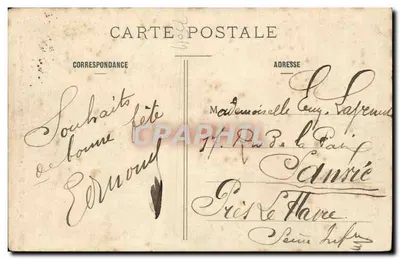 Paris - Buttes Chaumont - Le Bélvédère — editor anônimo, n° 334 — Verso