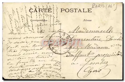 Paryż — Bois de Boulogne — Wierzchołek dużego jeziora — C.M. — n°321 — Rewers