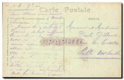 PARIS — La Stazione del Nord — N°112 — Fot. Neubergin e Cie, 25e Av. de Bretagne — Verso