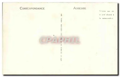 Nice — Os Jardins vistos do Casino — LL. — N° 751 — Verso