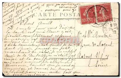 Giardino del Luxembourg - Monumento di Léonie de Lisle — editore sconosciuto, numero di serie non visibile — Verso