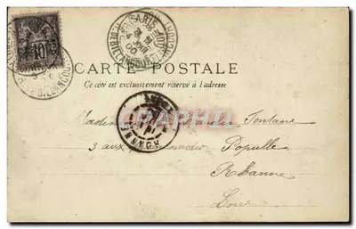 Wystawa Uniwersalna 1900 — Duży Pałac — wydawca nieznany — Rewers