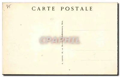 PARYŻ — Oper — A. Lecointe, 38, rue St-Croix-de-Bretagne, Paryż — Rewers