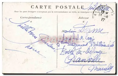 Paryż — Wielki Pałac, Champs-Élysées — wydawca anonimowy — Rewers