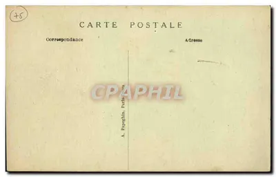 PARIS — Aleja Champs-Élysées i konie z Marly — A.P. — Rewers