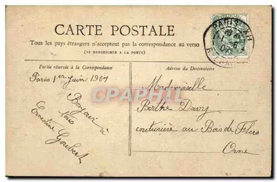 Paris — A Place de la Nation — Coleção Petit Journal — Verso