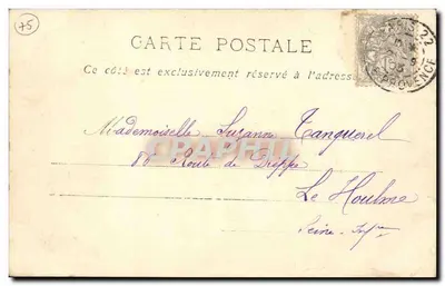Estação de Lyon — Paris — P. M. & Cie, n° 67 — Verso