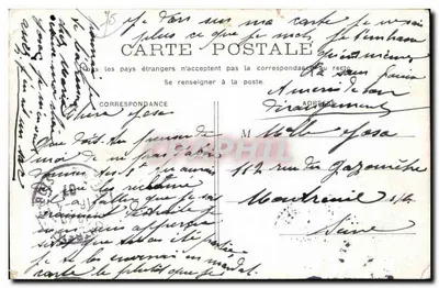 Paryż — Seina w porze świtu — wydawca nieznany — Rewers