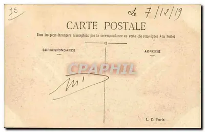 Paryż — Hôtel-de-Ville — L. D. — Rewers