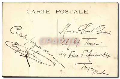 Paris — La Gare Saint-Lazare — Jules Seeberger — Verso