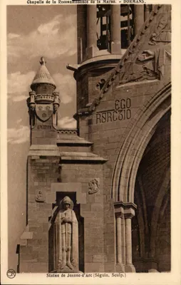 Capela da Reconhecimento Marítimo — Dormans — Estatua de Joana d'Arc (Séguin, Escultor)