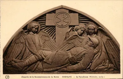 Capela da Reconhecimento da Marne — Dormans — In Paradisum (Michelet, escultor)
