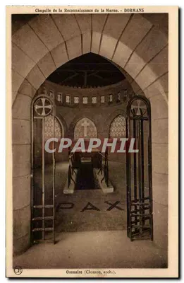 Capela da Reconhecimento da Marne - Dormans — Ossuário (Closson, arq.)
