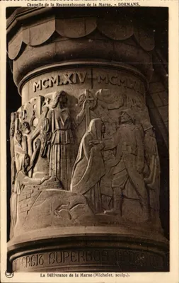 Capela da Reconhecimento da Marne — Dormans — escultura de Michelet