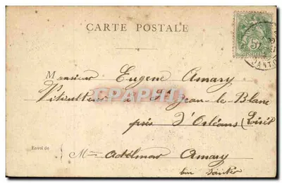 París — La Estación de Orléans, Quai d'Orsay — editor G. Guélat — Reverso