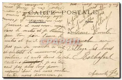 PARIS – Gare St Lazare – La Cour du Hayre — C.M. n°552 — Verso