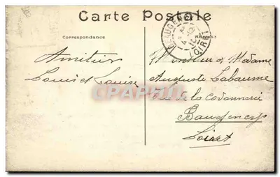 Paris — A rua Soufflot e o Panteão — Editor não visível — Verso