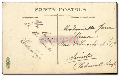 PARIS - Monument della Repubblica — editore non visibile, numero di serie non leggibile — Verso