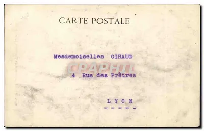 Paris — Entrada do Palácio do Élysée — C.L.C. — Verso