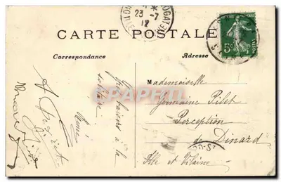 Paryż (5e arr.) — Kościół św. Etienne du Mont — Grobowiec św. Geneviève — C. M. — Rewers