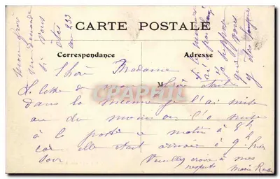 Paryż — Perspektywa — Plac gwiazdy z Hôtel Beau-Site — J. & Cie, Paryż — Rewers