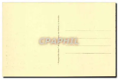 Grenoble — A Torre, os campanários de São André, São José, São Luís e a interseção do teleférico da Bastilha — editor 'Paysages des Alpes' rua Colbert, Grenoble — Verso