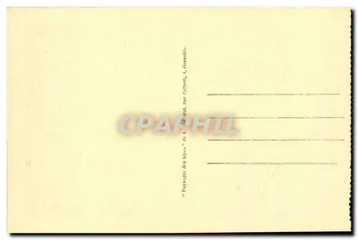Grenoble — Os quais, o Palácio de Cidades e o Teleférico da Bastilha — editor 'Passages des Alpes' — Verso
