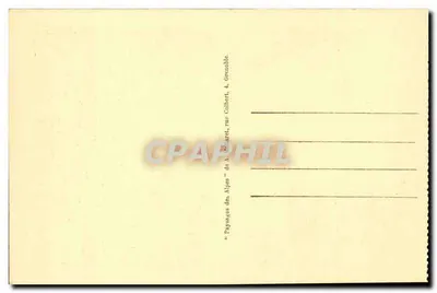 Grenoble — Teleferyk przyjeżdża do stacji Bastilii — wydawca 'Payages des Alpes' — Rewers