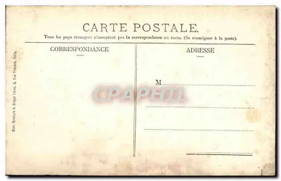 Paris - 5 - Liceu Fenelon Bilhete postal antigo — Verso