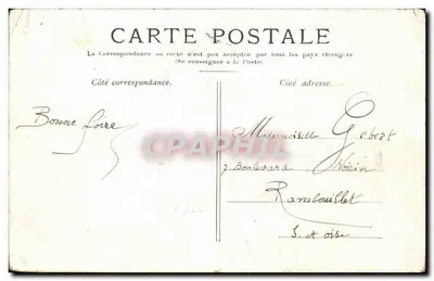 PARIS — Boulevard des Italiens — uitgever PAMBROUILLET — Achterkant