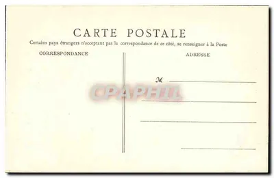 PARIS — La Fayette i Washington — B. F., Paris, n° 168 — Rewers