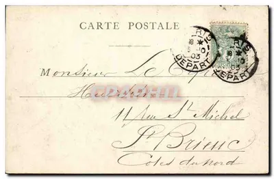 Paris — O Instituto e o Pont des Arts — C. Montlin — Verso