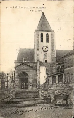 Paris — A Igreja de Charonne — P.P.C. Paris, n°55