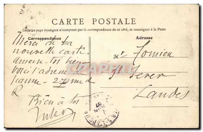 Paryż — Kościół Madeleine — E.R. Paryż, n°33 — Rewers