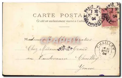 Sagrado Corazón de Montmartre — París — editor desconocido, n° 134 — Reverso