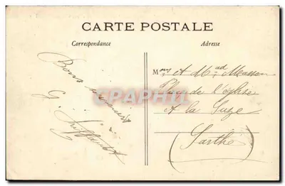PARIS — Panorama de la Pasarela y de la Estación de Arthès — J. H. n°497 — Reverso