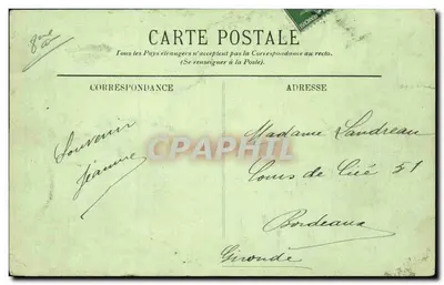 Paryż (VIII) — Most Alexandre III — LL. — nr 875 — Rewers