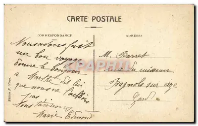 Lourdes — Casa paterna di Bernadette Soubirous — Edizione F. Véron — Verso