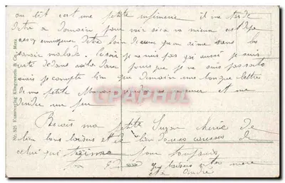 Metz. Hauptbahnhof — Estação principal — Kunstverlag Klingenstein & Co. Nr. 525 — Verso