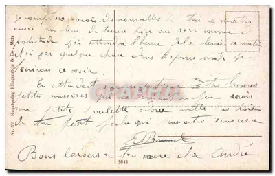Metz. Pomnik cesarza Fryderyka III i Banku Państwowego — Kunstverlag Klingensiein & Co. Nr. 531 — Rewers