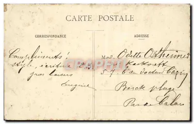 Paris - Bois de Boulogne - Le Pré Catelan — editor anônimo, n° 597 — Verso