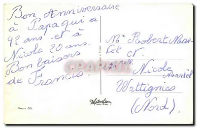 Bukiet róż — Urodziny — Fleurs GIL — Rewers