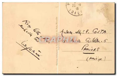Marseille — Quai du Port i Rue de la République — Wydawnictwo Artystyczne A. Tardy, nr 42 — Rewers
