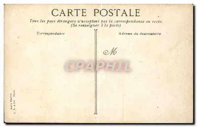 Paris — O Liceu Janson de Sailly — Entrada Principal — L.V.F.C. — Verso
